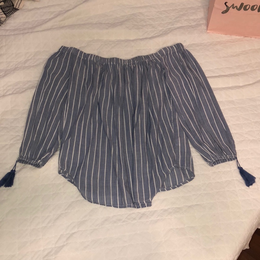 tassel long sleeve top